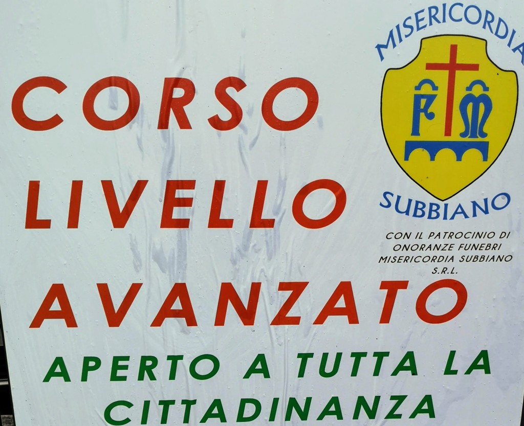 corso livello avanzato misericordia subbiano